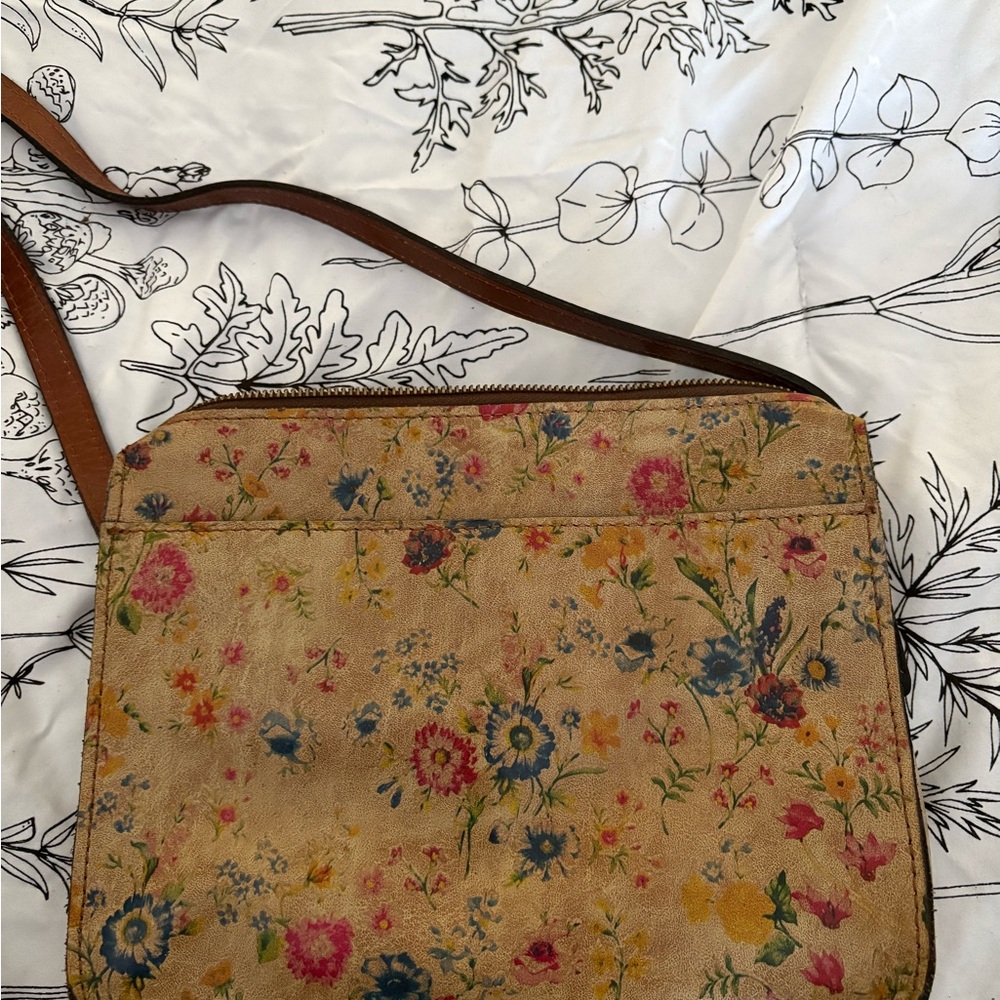 Patricia Nash Multicolor Floral Crossbody Bag